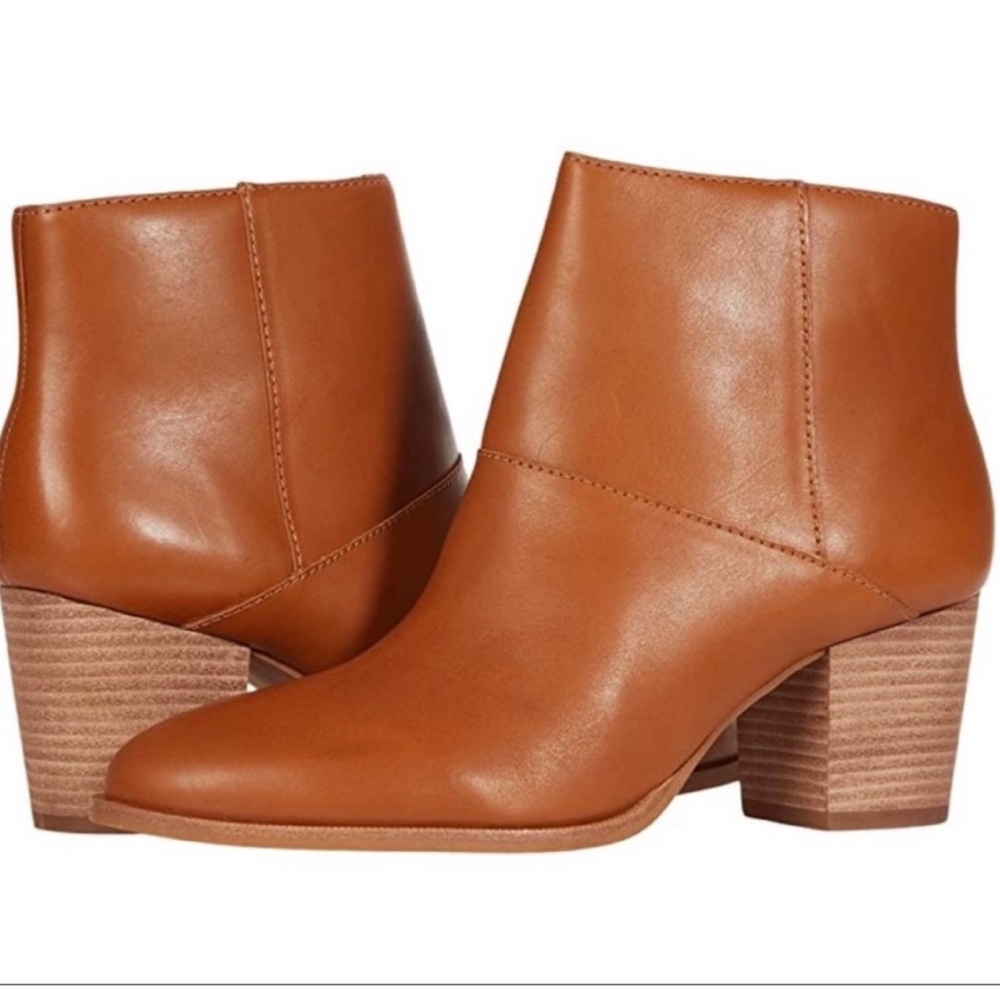 Madewell Becca Leather English Saddle Booties